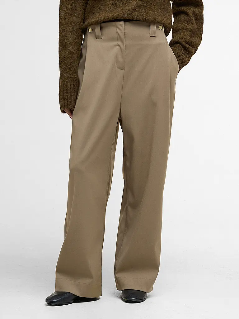 BARBOUR | Marlenehose  | beige
