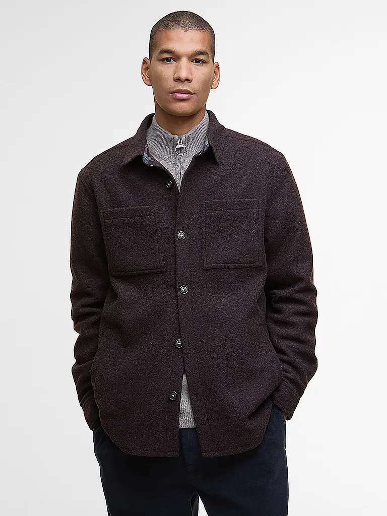 BARBOUR | Overshirt MARLOW | braun