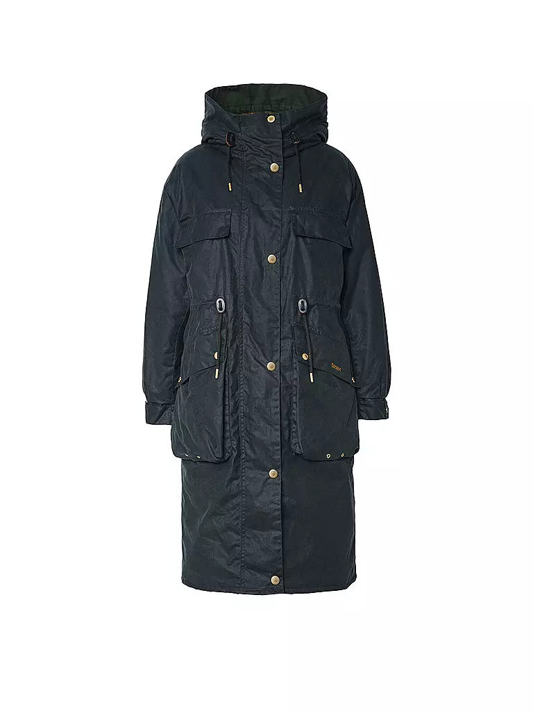 BARBOUR | Parka BECKSIDE WAX | dunkelgrün