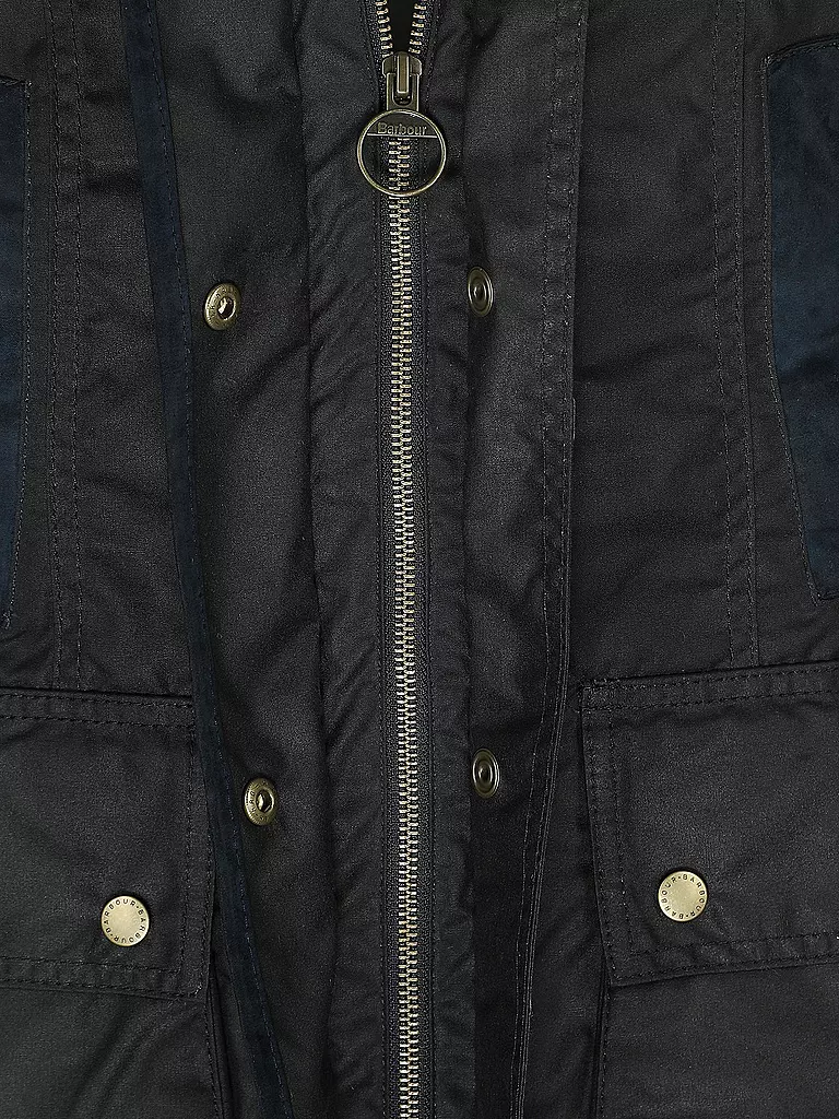 BARBOUR | Parka BOWER WAX | dunkelblau