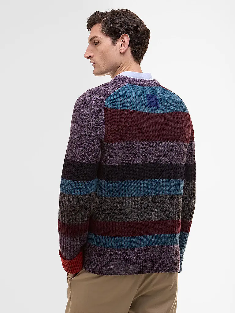 BARBOUR | Paul Smith loves Barbour Pullover Multi Striped Rundhalsausschnitt |