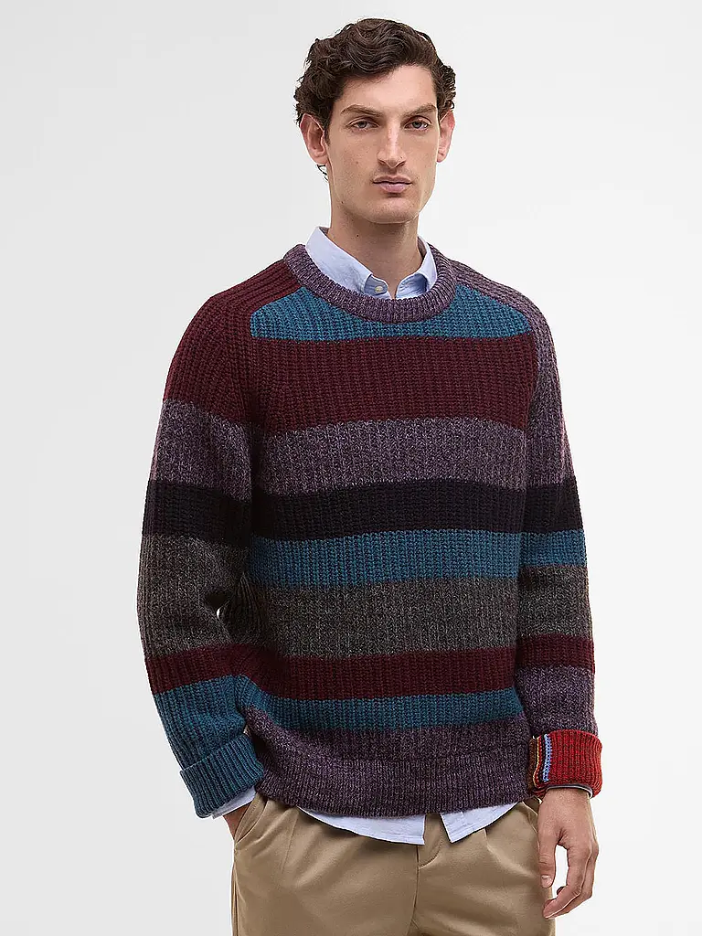 BARBOUR | Paul Smith loves Barbour Pullover Multi Striped Rundhalsausschnitt |