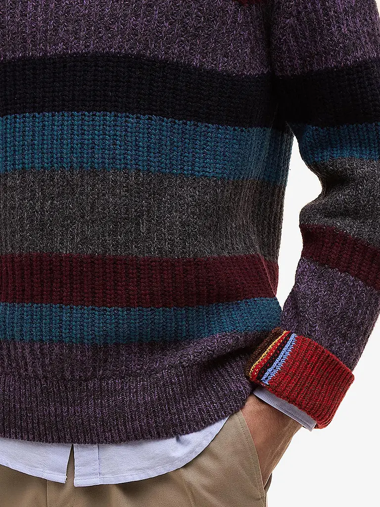 BARBOUR | Paul Smith loves Barbour Pullover Multi Striped Rundhalsausschnitt |