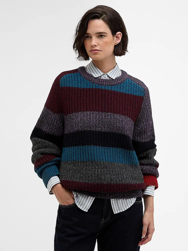 BARBOUR | Paul Smith loves Barbour Pullover Multi Striped Rundhalsausschnitt |