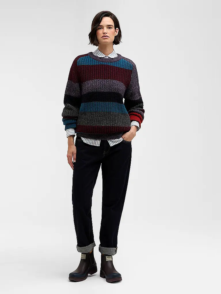 BARBOUR | Paul Smith loves Barbour Pullover Multi Striped Rundhalsausschnitt |