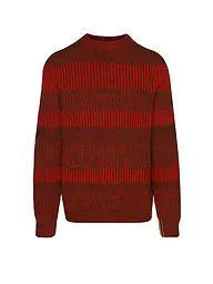 BARBOUR | Paul Smith loves Barbour Pullover Saddle Rundhalsausschnitt | Rot