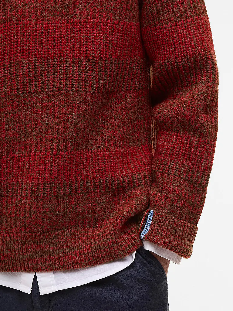 BARBOUR | Paul Smith loves Barbour Pullover Saddle Rundhalsausschnitt | 