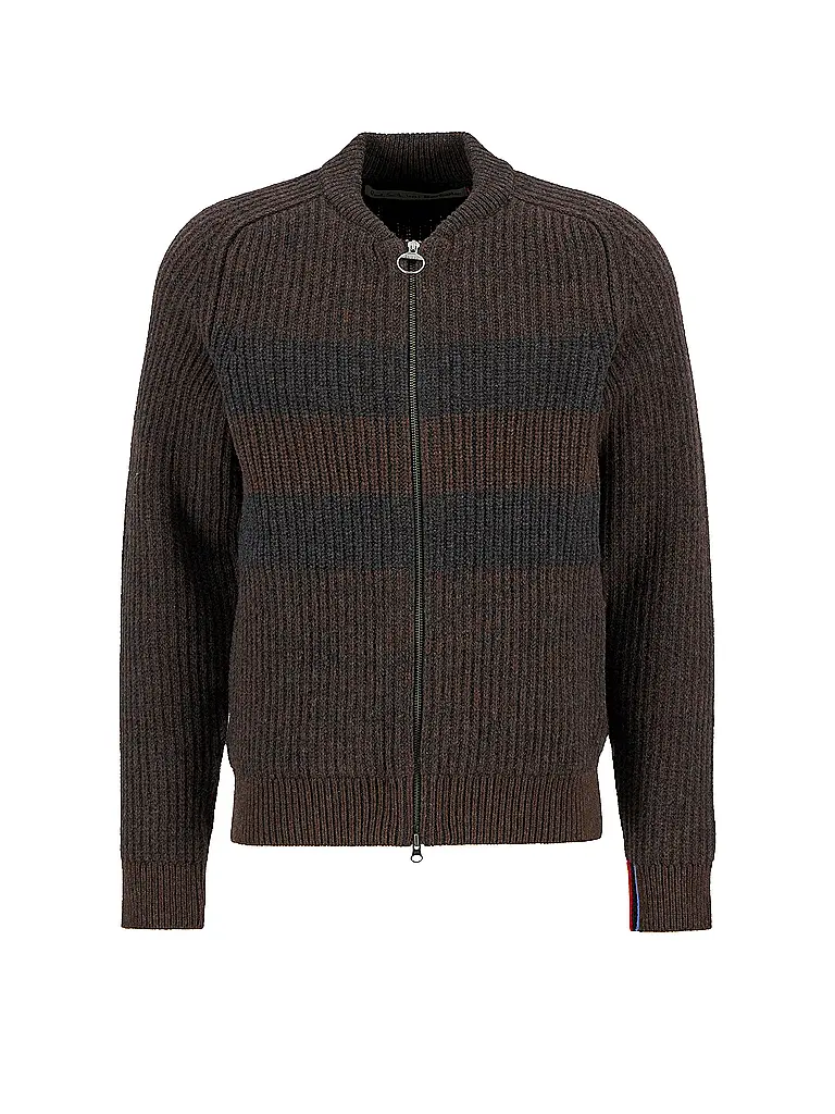 BARBOUR | Paul Smith loves Barbour Strickjacke | Braun