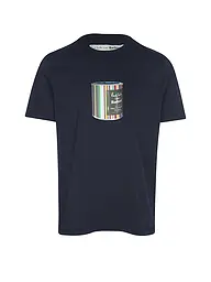 BARBOUR | Paul Smith loves Barbour T-Shirt Wax Can Graphic | dunkelblau