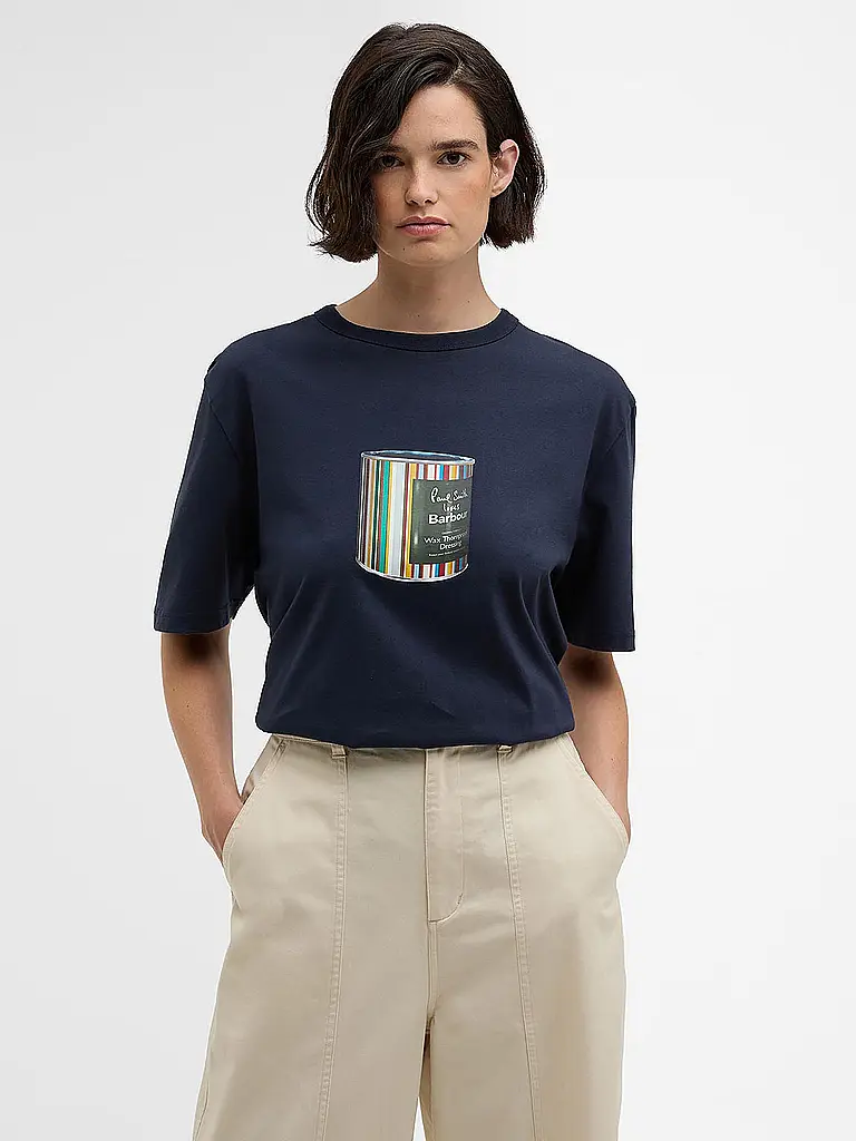 BARBOUR | Paul Smith loves Barbour T-Shirt Wax Can Graphic | 
