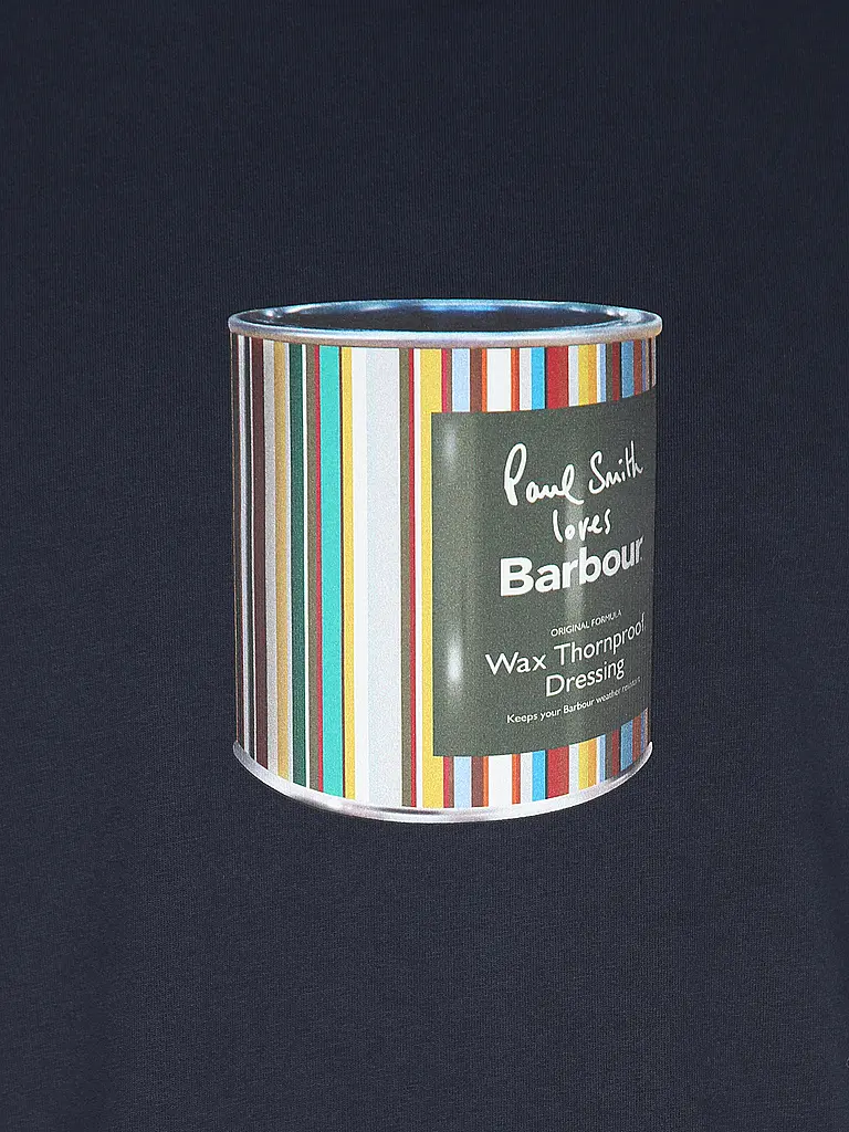 BARBOUR | Paul Smith loves Barbour T-Shirt Wax Can Graphic | 
