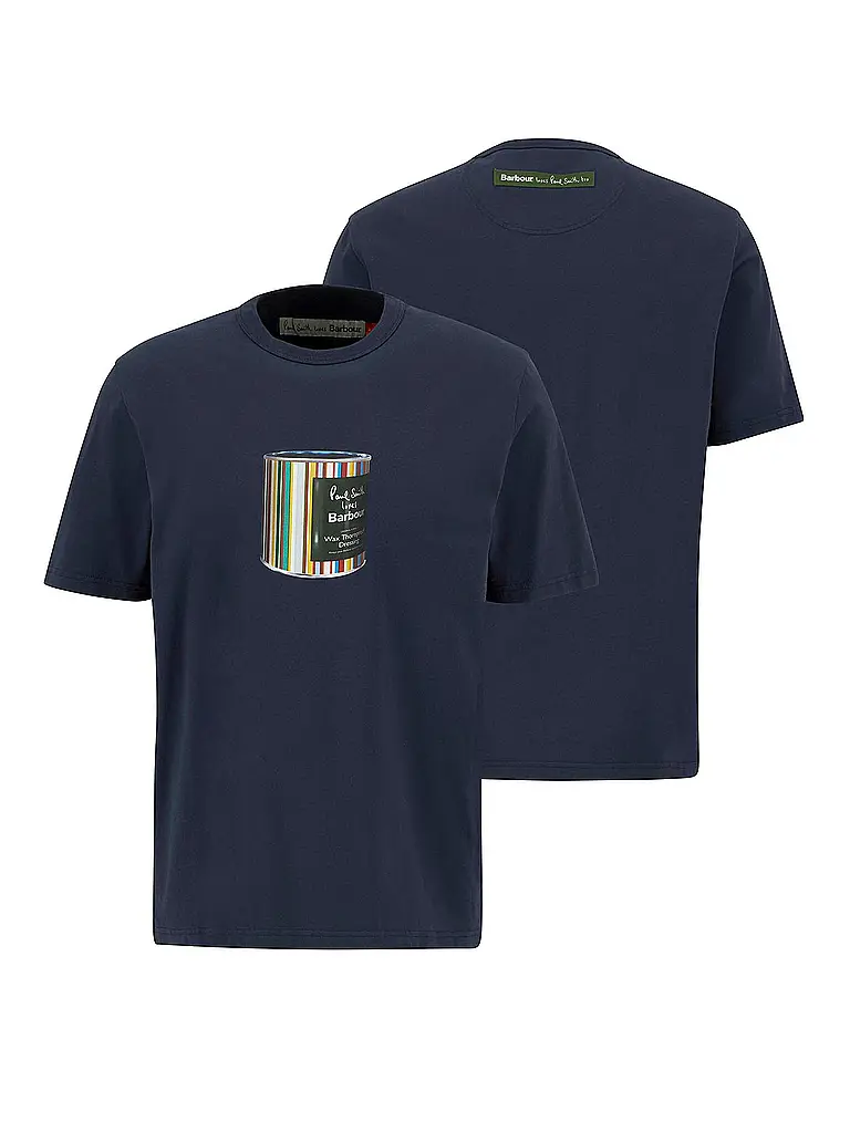 BARBOUR | Paul Smith loves Barbour T-Shirt Wax Can Graphic | 