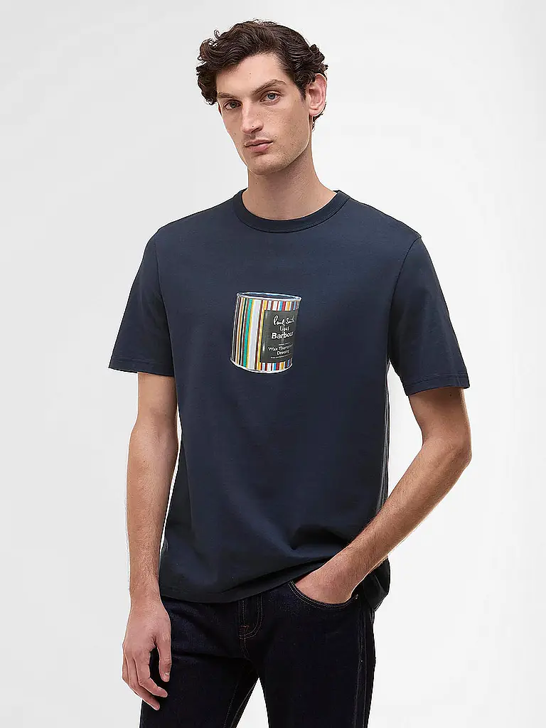 BARBOUR | Paul Smith loves Barbour T-Shirt Wax Can Graphic | 