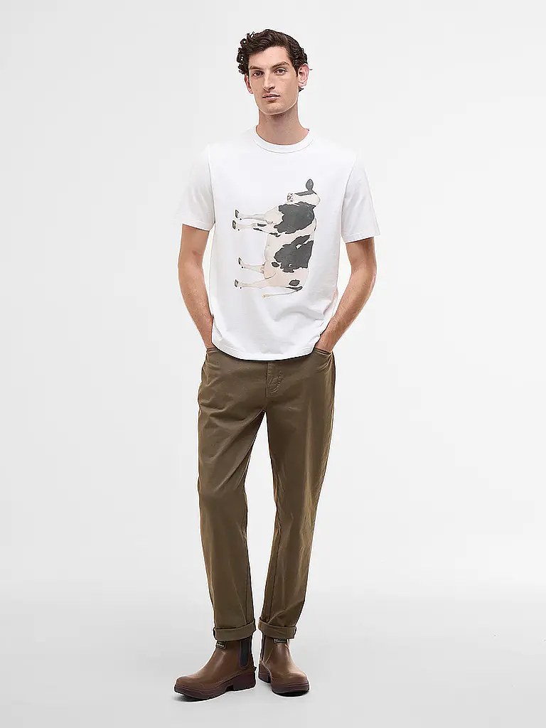 BARBOUR | Paul Smith loves Barbour T-Shirt | weiss