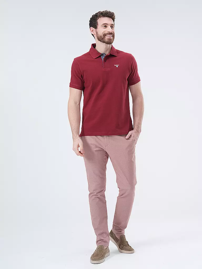 BARBOUR | Poloshirt Regular Fit | rot