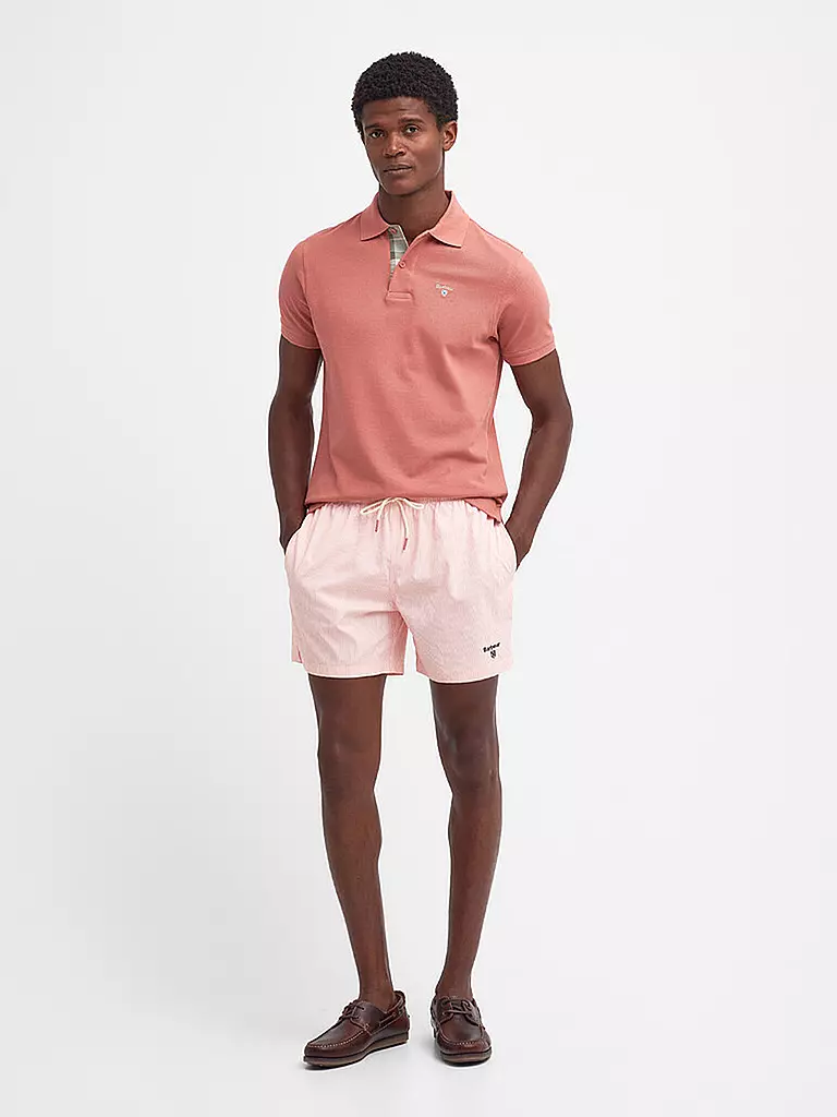 BARBOUR | Poloshirt Regular Fit | rosa