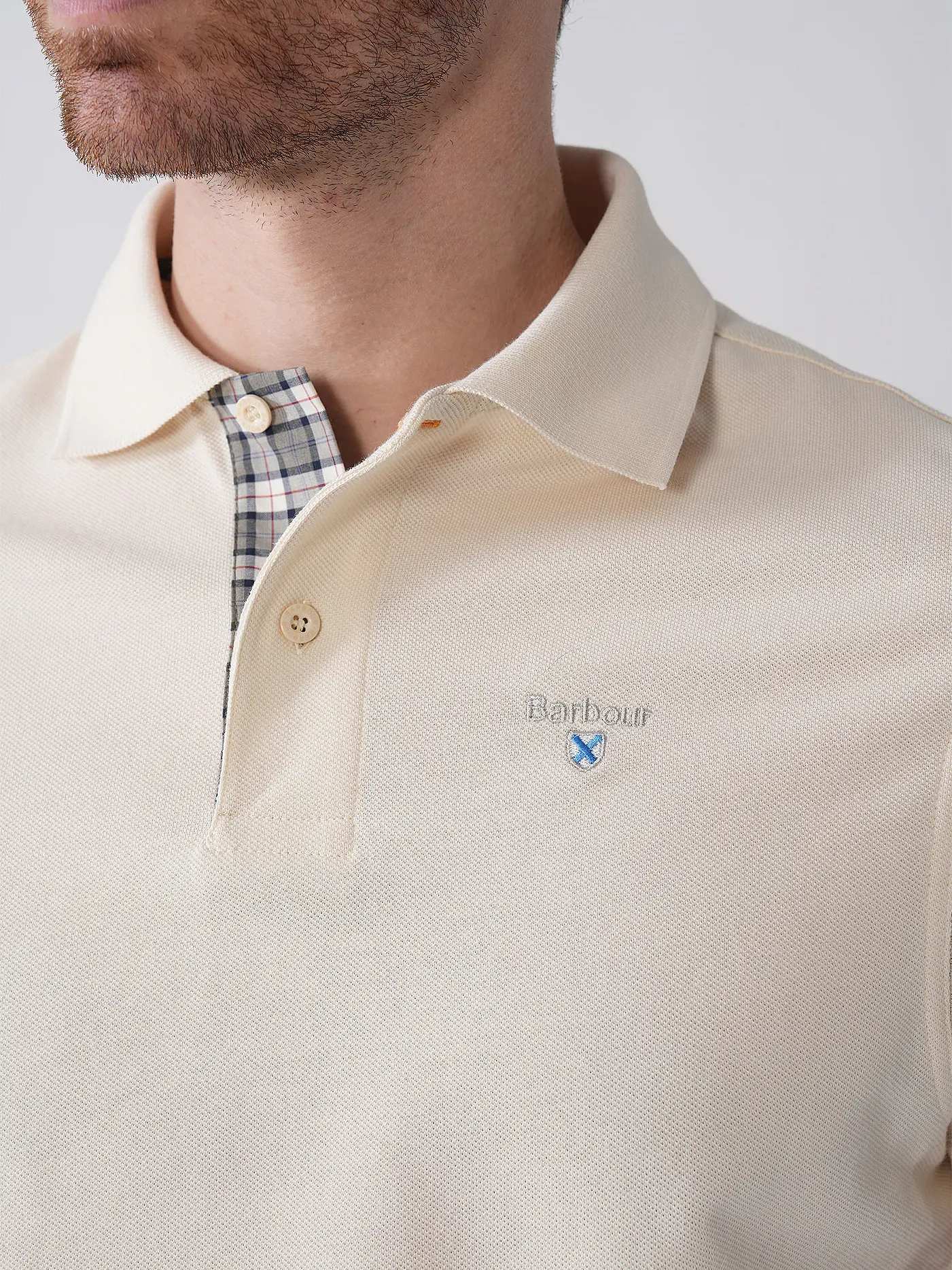 BARBOUR | Poloshirt Regular Fit | creme