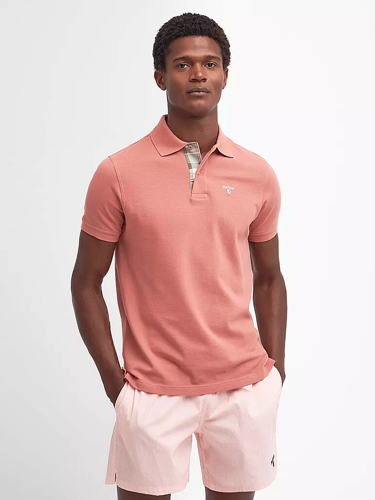 BARBOUR | Poloshirt Regular Fit | rosa