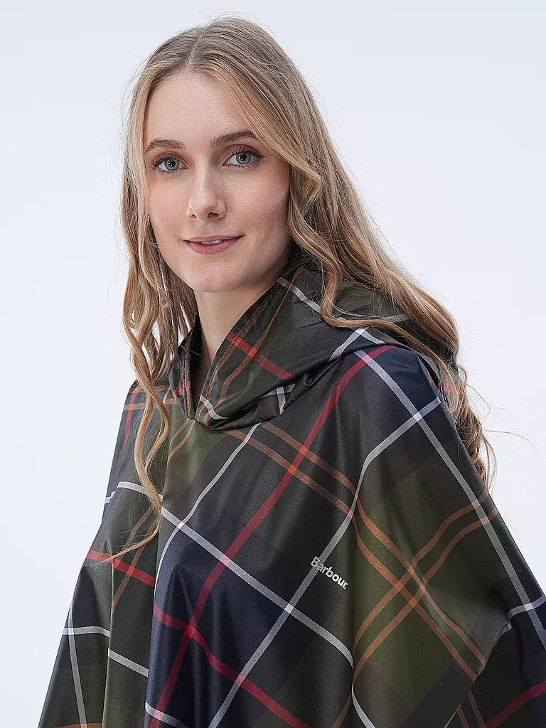 BARBOUR | Poncho TARTAN | olive