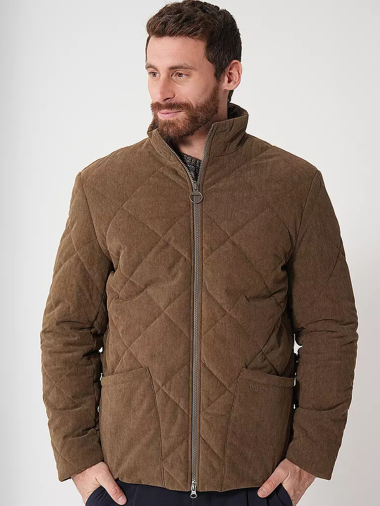 BARBOUR | Pullover PATELEY STRIPED | grau