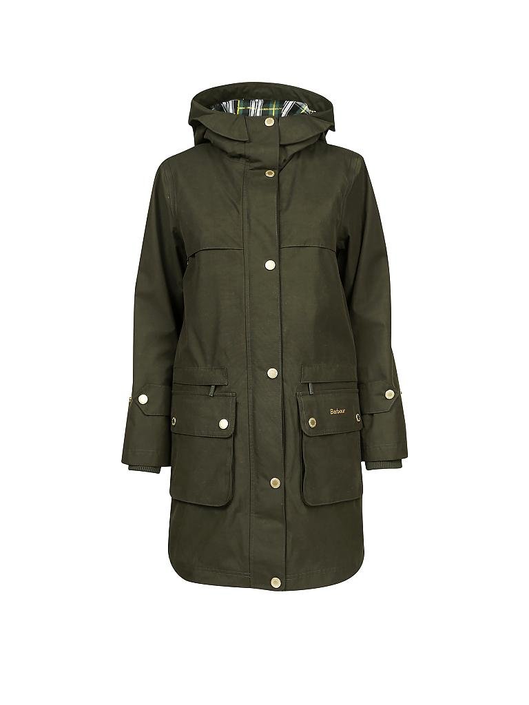 Aanhankelijk Omgekeerd vaak BARBOUR Regenjacke "Icons Durham" olive