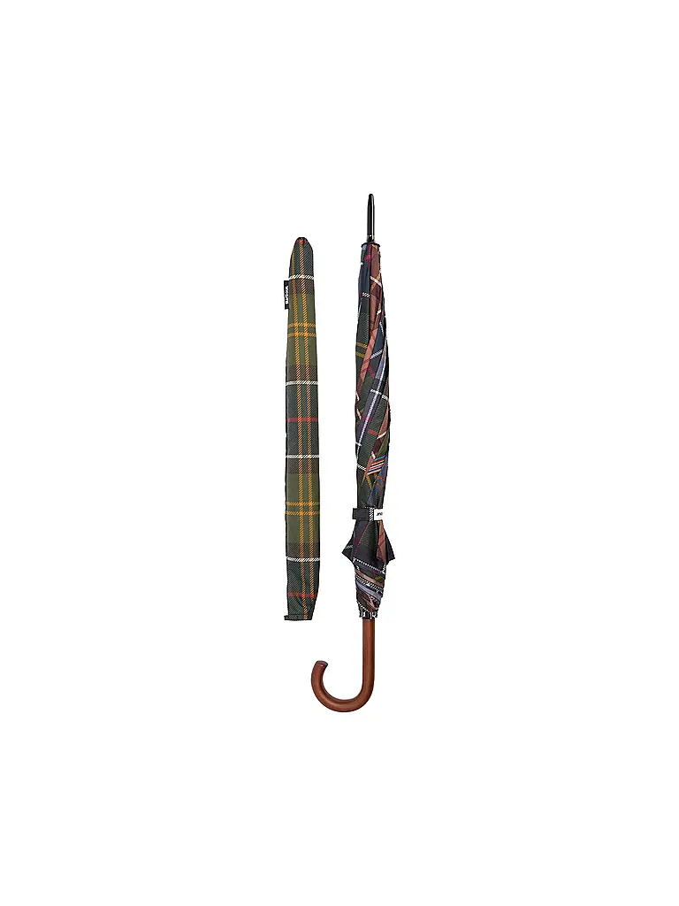 BARBOUR | Regenschirm BARBOUR X PAUL SMITH | 