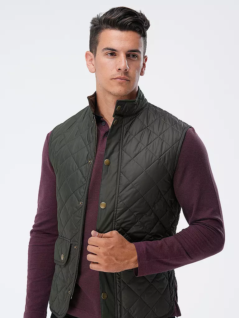BARBOUR | Steppgilet LOWERDALE | grün