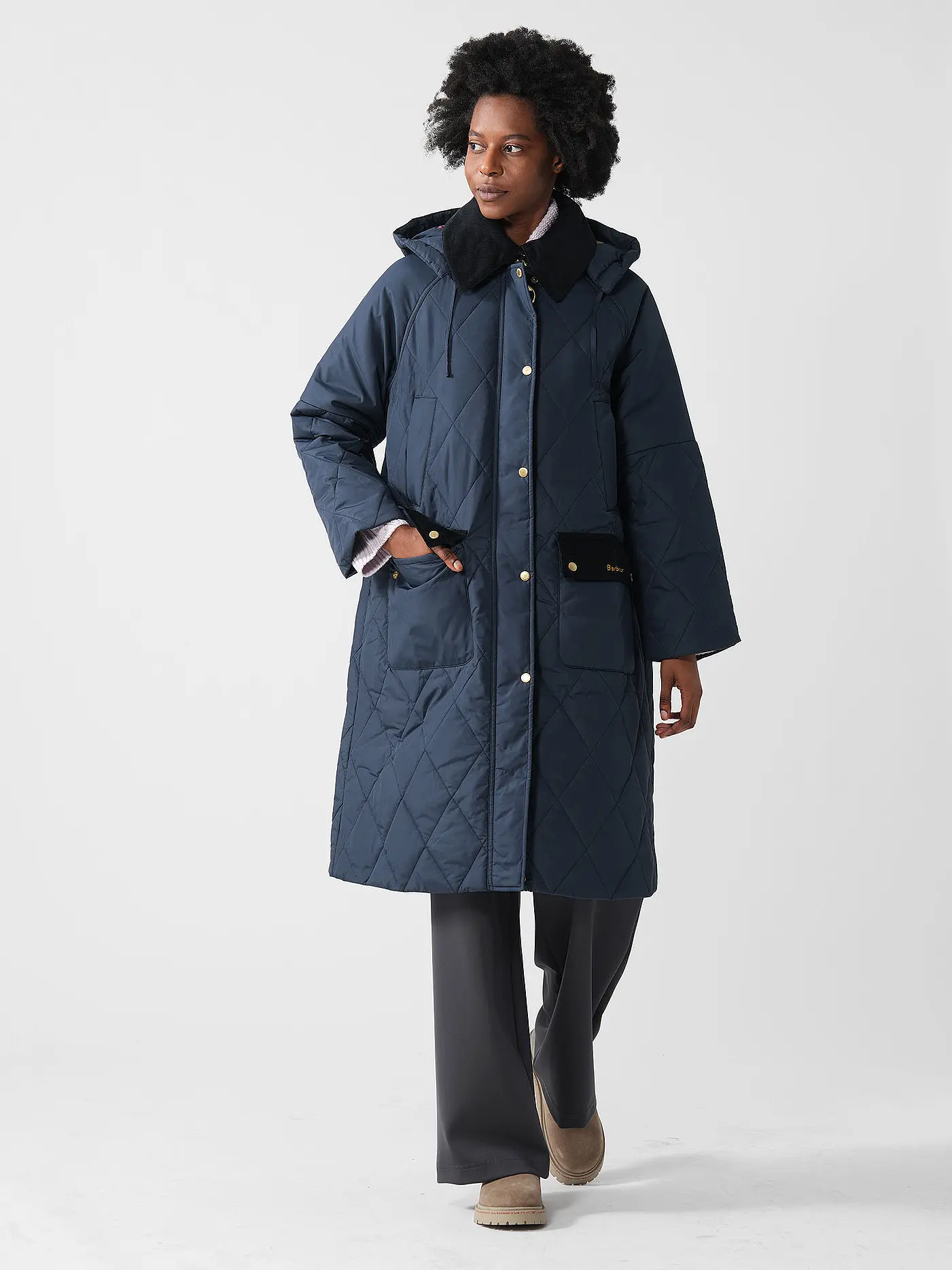 BARBOUR | Steppjacke COOKSTON | dunkelblau
