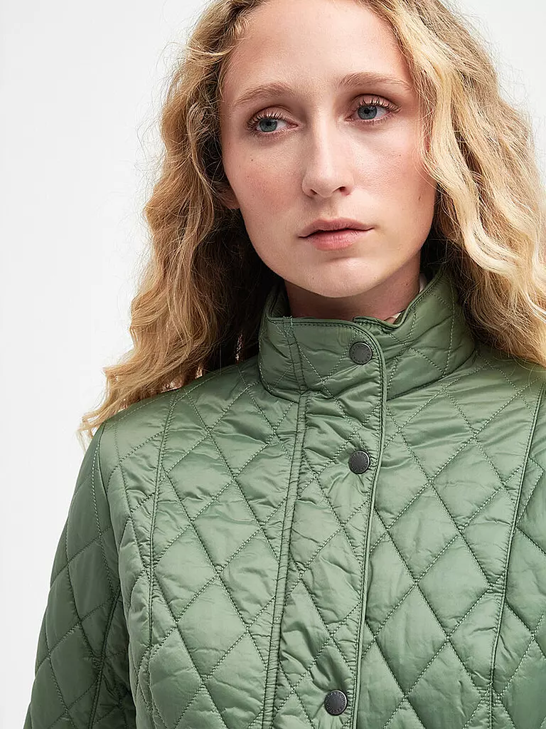 BARBOUR | Steppjacke FLYWEIGHT CAVALRY | hellgrün