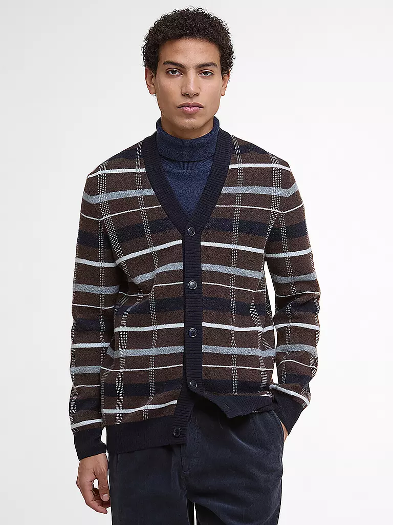 BARBOUR | Strickjacke KANE | braun