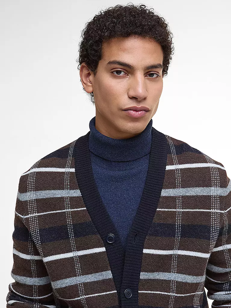BARBOUR | Strickjacke KANE | braun