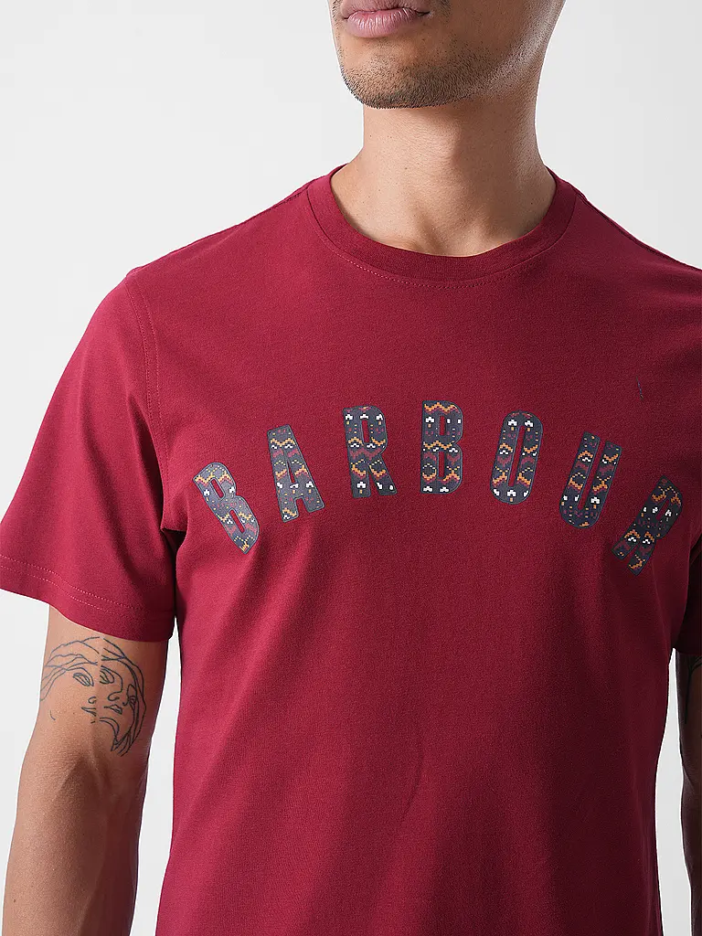 BARBOUR | T-Shirt  | rot