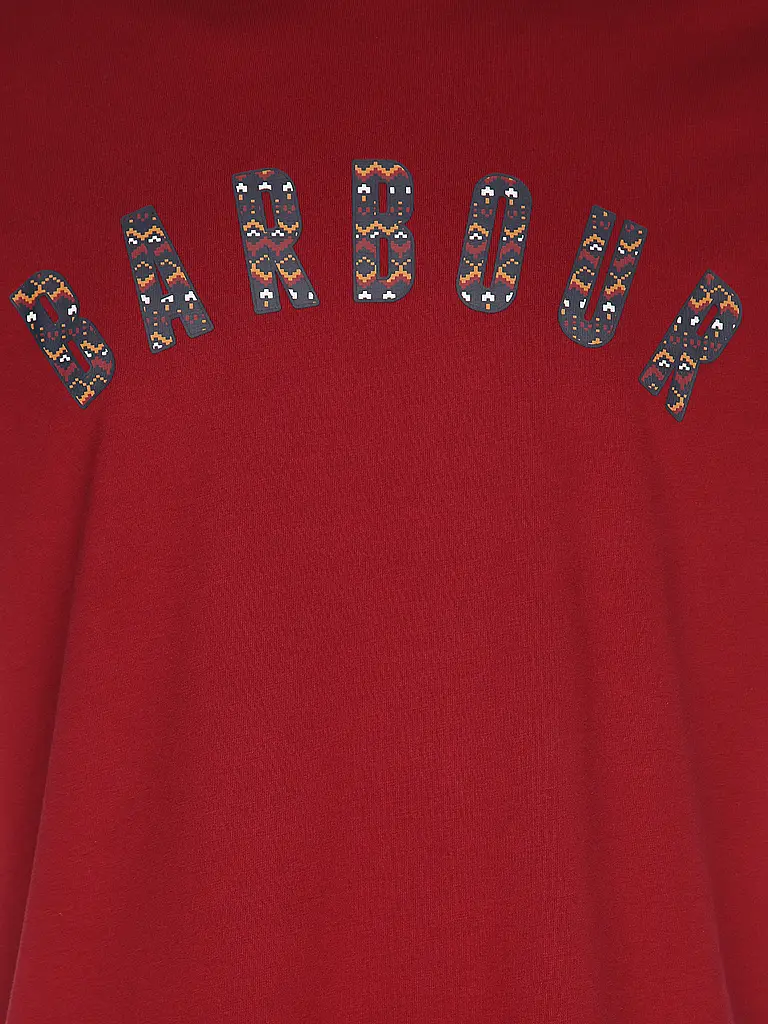 BARBOUR | T-Shirt  | rot