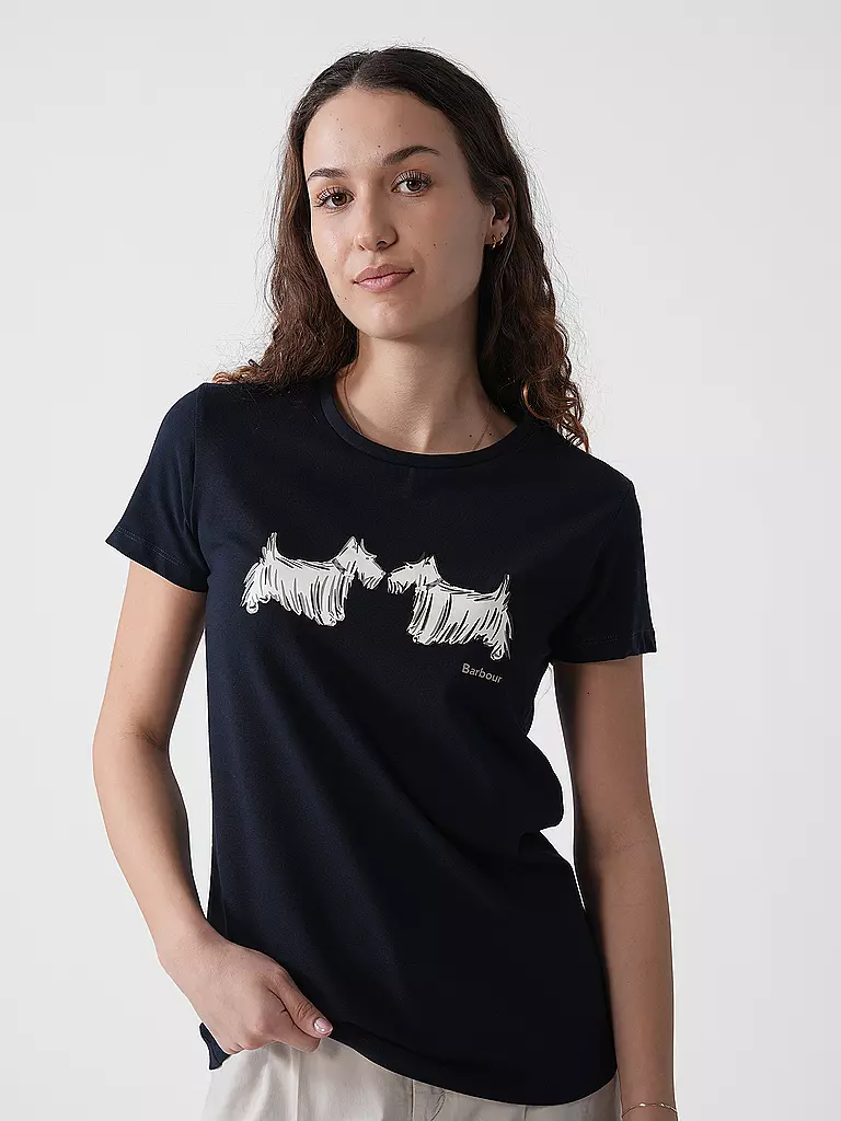 BARBOUR | T-Shirt HIGHLANDS | weiss
