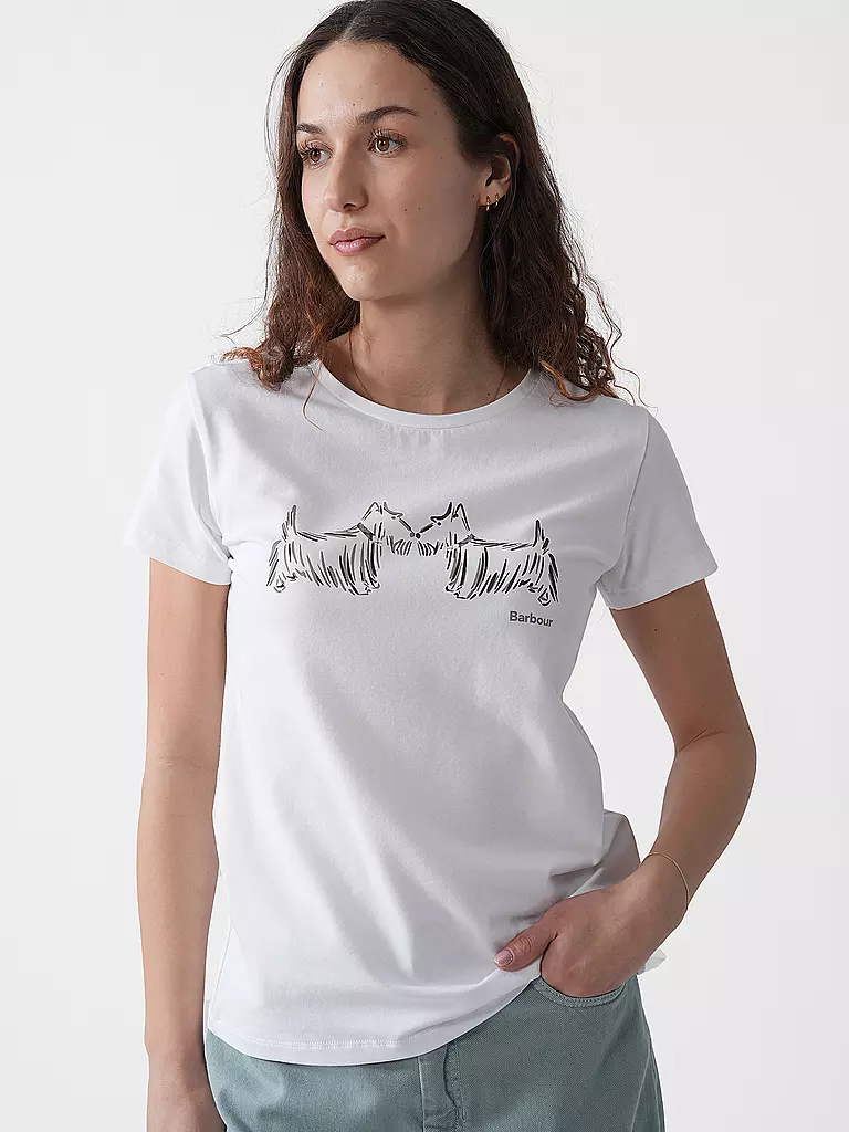 BARBOUR | T-Shirt HIGHLANDS | dunkelblau