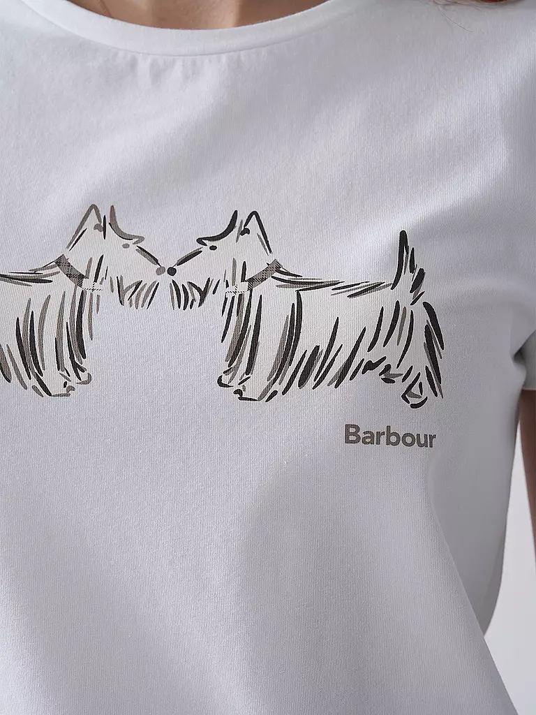 BARBOUR | T-Shirt HIGHLANDS | dunkelblau