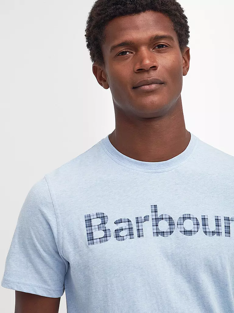 BARBOUR | T-Shirt KILNWICK | hellblau