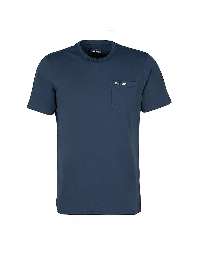 BARBOUR | T-Shirt LANGDON | dunkelblau