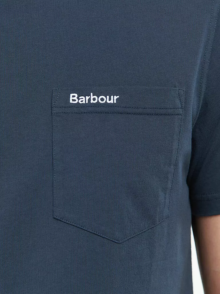 BARBOUR | T-Shirt LANGDON | dunkelblau