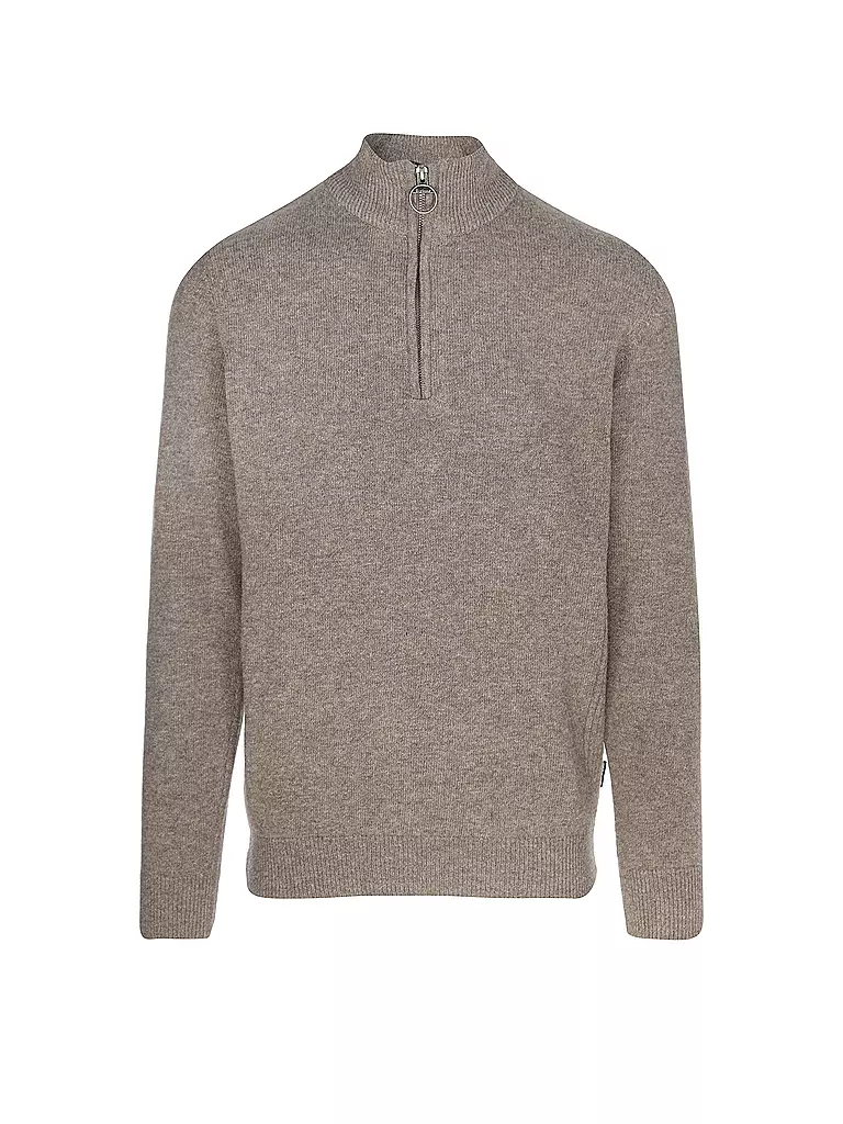 BARBOUR | Troyer Pullover HOLDIN  | hellbraun