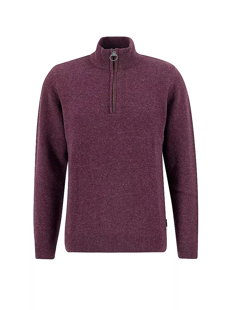 BARBOUR | Troyer Pullover HOLDIN  | dunkelrot