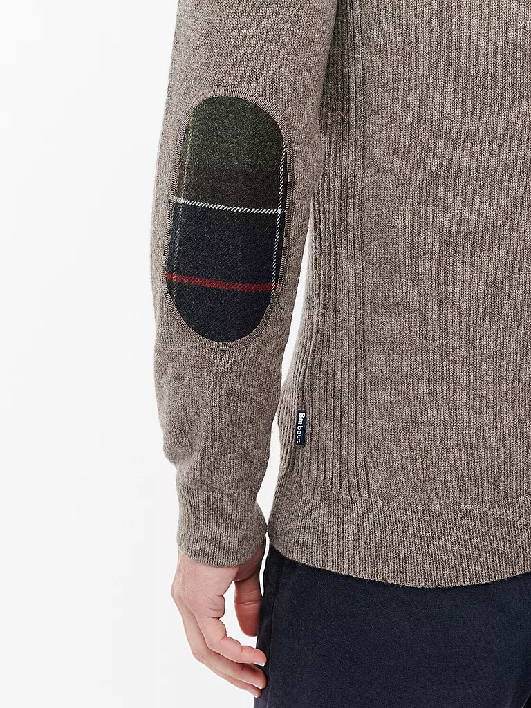 BARBOUR | Troyer Pullover HOLDIN  | hellbraun