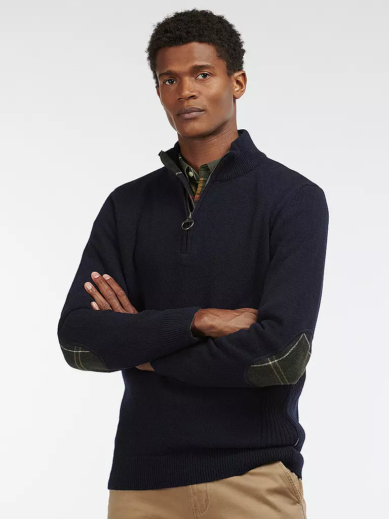 BARBOUR | Troyer Pullover HOLDIN  | dunkelblau