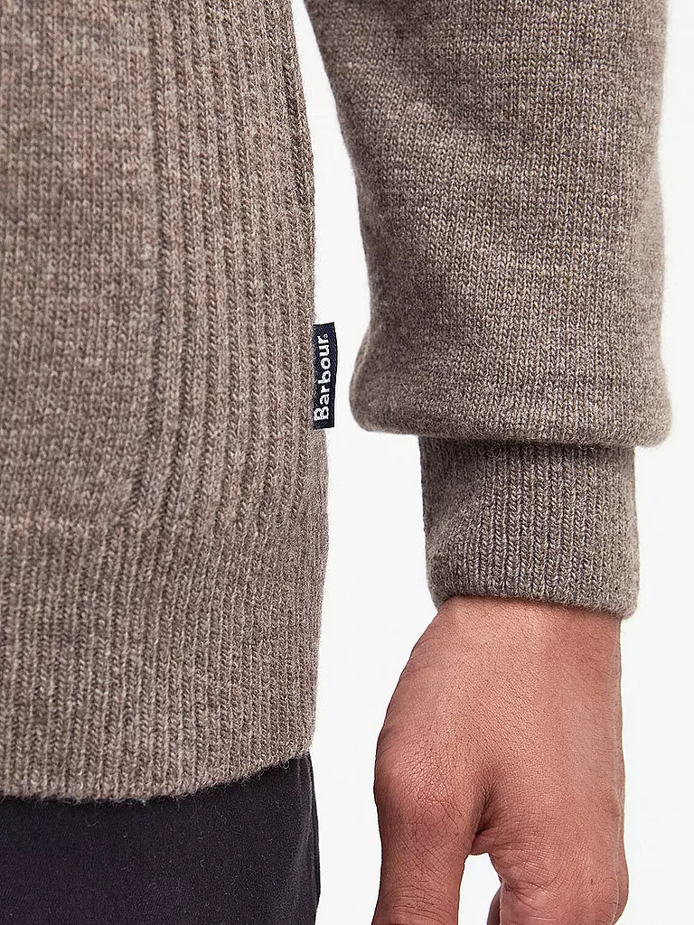 BARBOUR | Troyer Pullover HOLDIN | dunkelrot