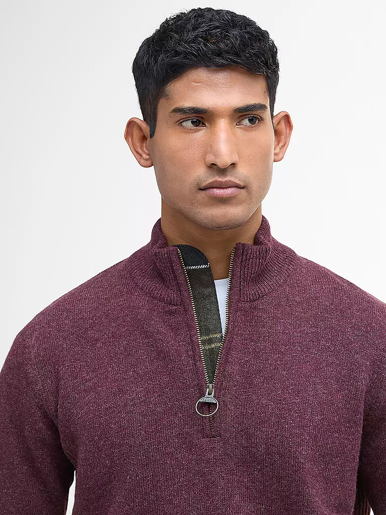 BARBOUR | Troyer Pullover HOLDIN | hellbraun