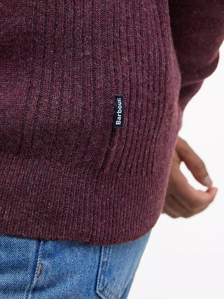 BARBOUR | Troyer Pullover HOLDIN | hellbraun
