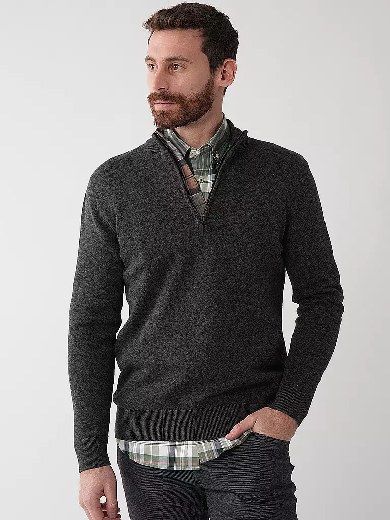 BARBOUR | Troyer Pullover | grau