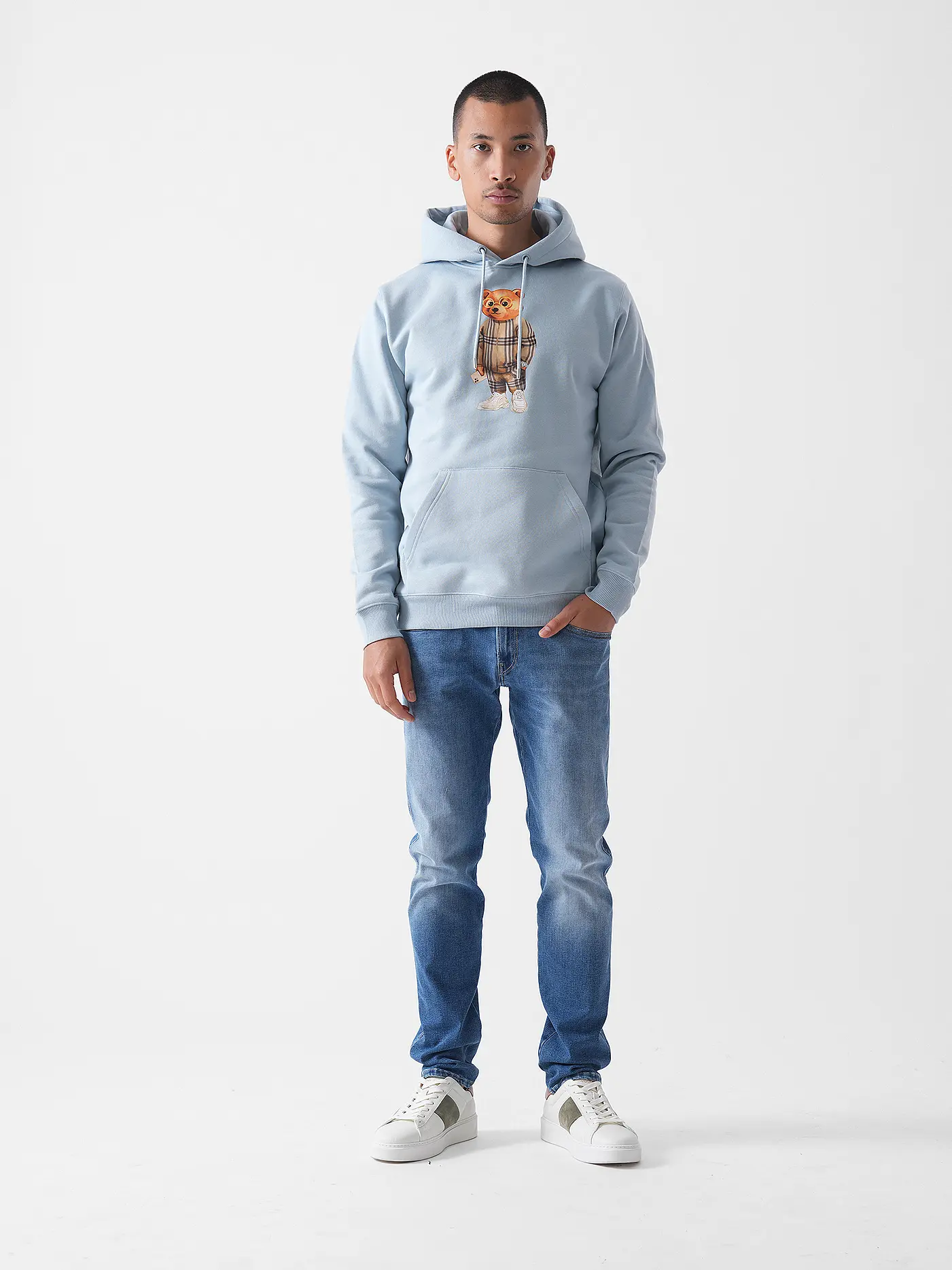 BARON FILOU | Kapuzensweater - Hoodie THE TRACKSUIT ICON | hellblau