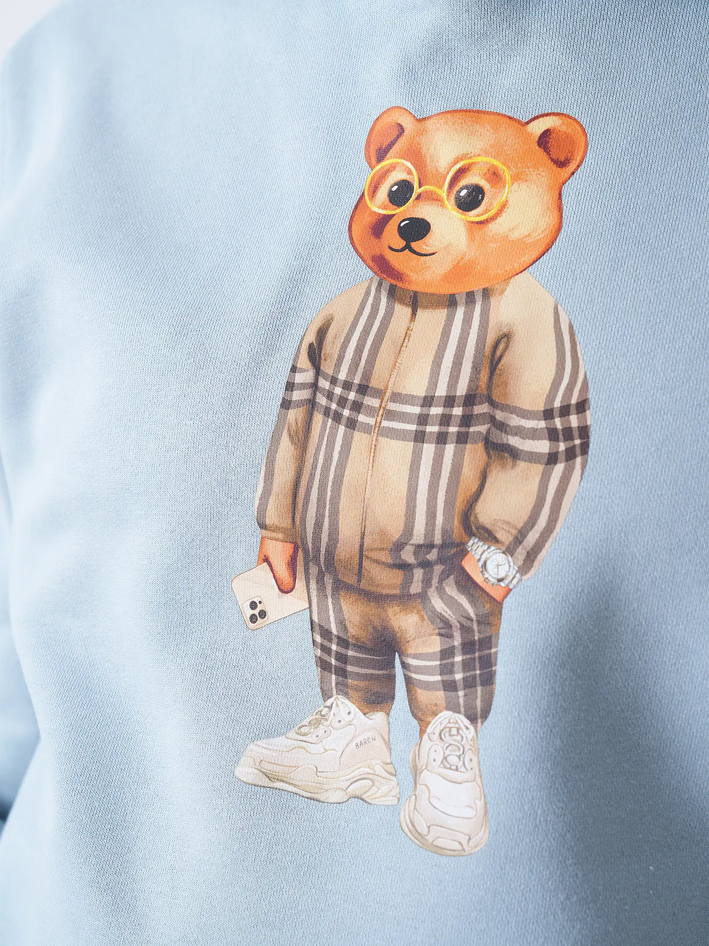 BARON FILOU | Kapuzensweater - Hoodie THE TRACKSUIT ICON | hellblau