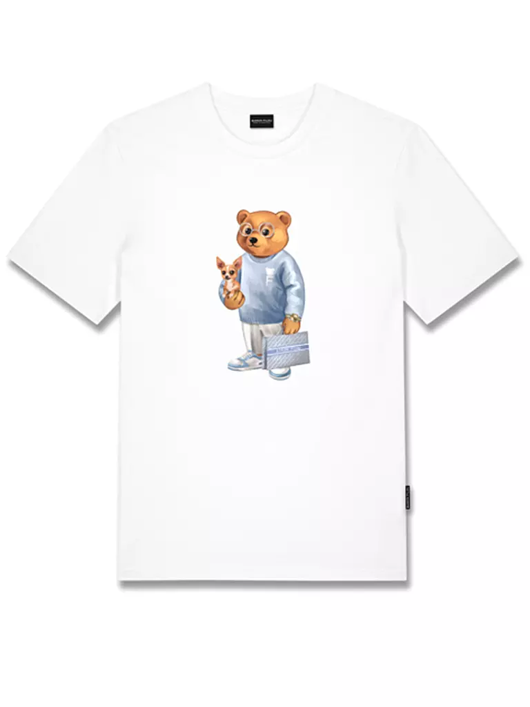 BARON FILOU | T-Shirt  THE CHIHUAHUA BUDDY | weiss